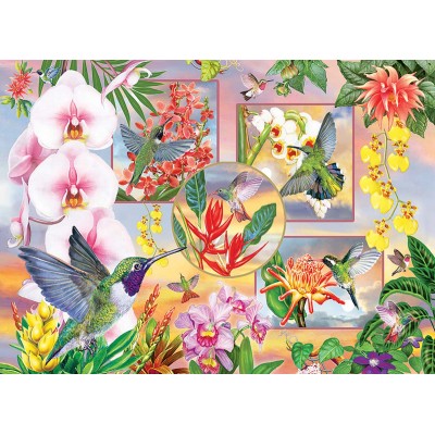 Puzzle Cobble-Hill-85061 XXL Pieces - Hummingbird Magic