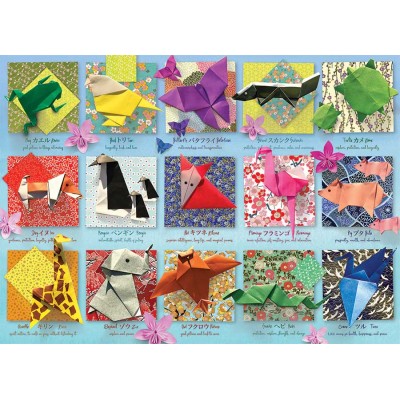 Puzzle Cobble-Hill-85083 XXL Pieces - Origami Animals