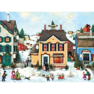 Puzzle Cobble-Hill-88002 XXL Pieces - Christmas Town