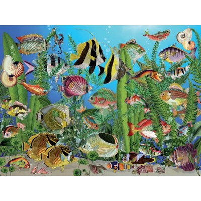 Puzzle Cobble-Hill-88003 XXL Pieces - Aquarium