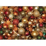 Puzzle   XXL Pieces - Christmas Balls