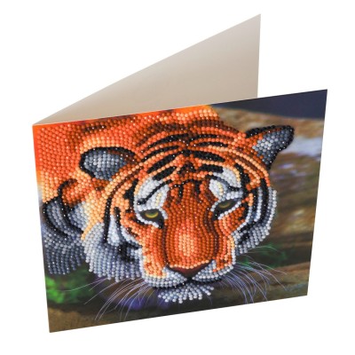Puzzle Crystal-Art-5153 Crystal Art - Diamond Embroidery Kit - Tiger