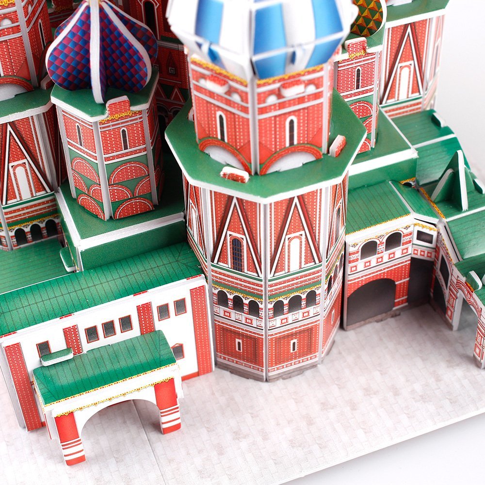 3 д конструктор. CUBICFUN 3d Puzzle мечеть. 3d пазл CUBICFUN St. Basil's Cathedral led. 3d-пазл CUBICFUN Нижегородский Кремль. 3d-пазл CUBICFUN колокольня Ивана Великого (mc220h), 88 дет..