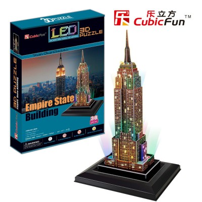  3D Puzzle with LED - Empire State Building 