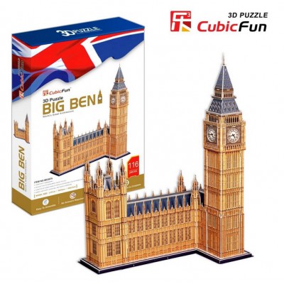 Cubic-Fun-MC087H 3D Puzzle - London: Big Ben (Difficulty: 7/8)