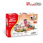  Cubic-Fun-P627H 3D Puzzle - Music Store (Difficulty: 4/8)