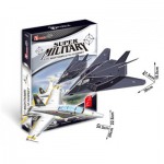  Cubic-Fun-P629H 3D Puzzle - F-117 Nightawk & F/A-18 Hornet