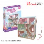  Cubic-Fun-P684h 3D Jigsaw Puzzle - Pianist's Home (Difficulty: 4/6)