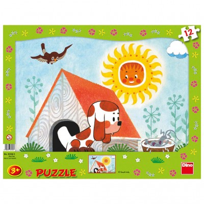 Dino-30306 Frame Puzzle - Puppy