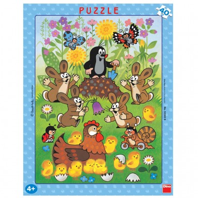 Dino-32202 Frame Puzzle - The Little Mole