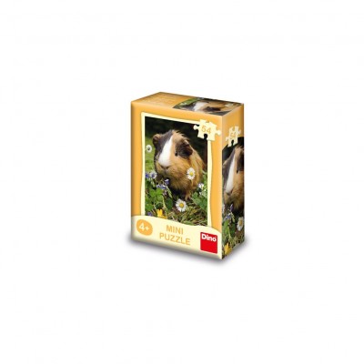 Dino-33122-CochonDinde Mini-puzzle Guinea Pig