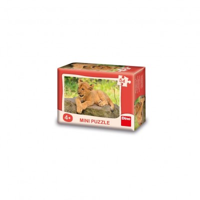 Dino-33122-Lion Mini-puzzle Lion