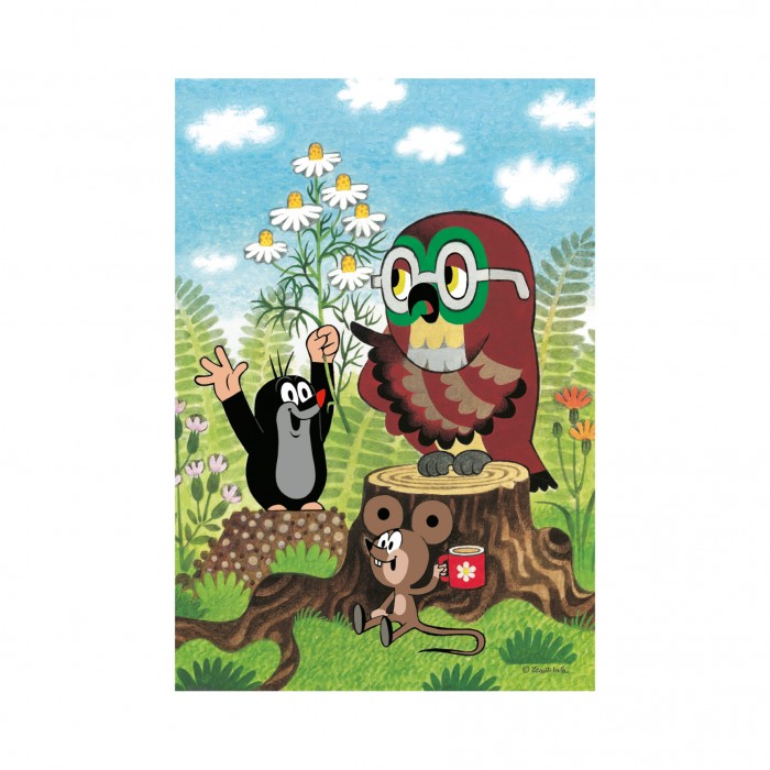 Dino-38160 2 Puzzles - The little Mole