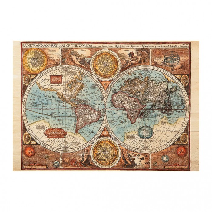 Puzzle  Dino-50230 Ancient World Map, 1626