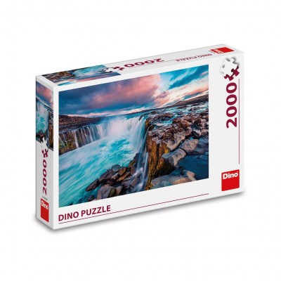 Puzzle Dino-56130 Selfoss Waterfall