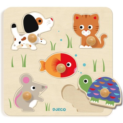 Djeco-01019 Wooden Jigsaw Puzzle - Bulle & Co.