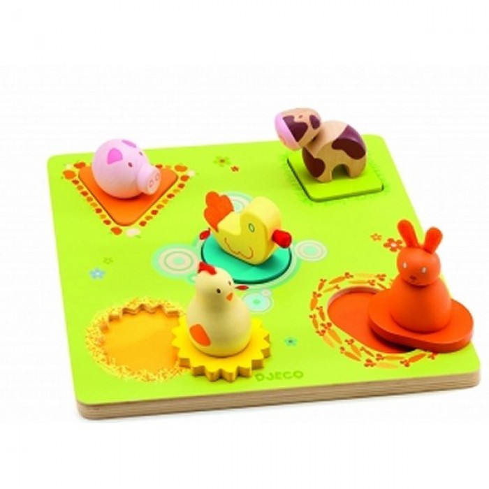 Djeco-01030 Wooden Jigsaw Puzzle - Bildi