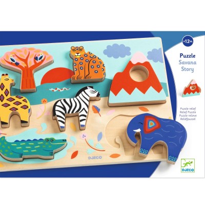 Puzzle Djeco-01068 Savana Story