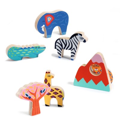 Puzzle Djeco-01068 Savana Story