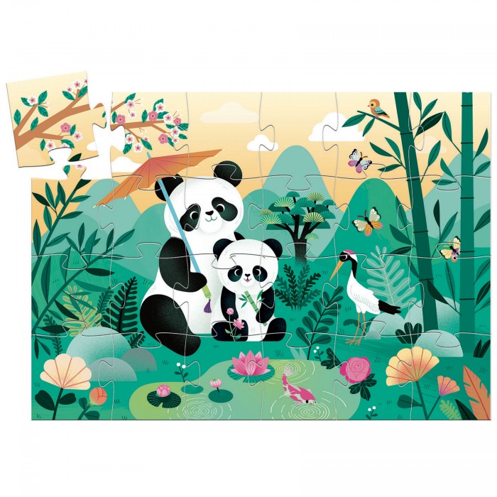 Puzzle Djeco-07282 Léo the Panda