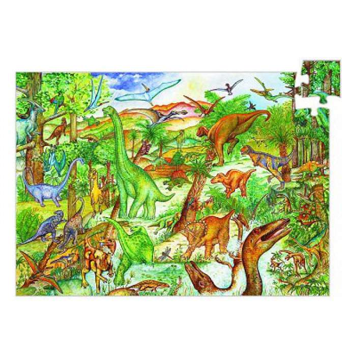 Puzzle  Djeco-07424 Discover the Dinosaurs