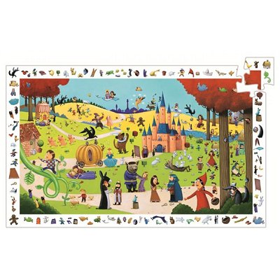 Djeco-07561 Observation Puzzle - Tales