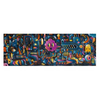Djeco-07627 Puzzles Gallery - Monster Wall