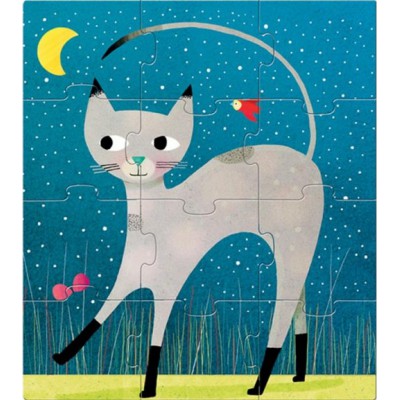 Djeco-DJ-07136 Scalable Puzzles:Puzzle Primo Cats