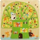 Peg Puzzle - Wooden - 3 in 1 - Tree House