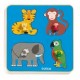 Wooden Frame Puzzle - Family Jungle