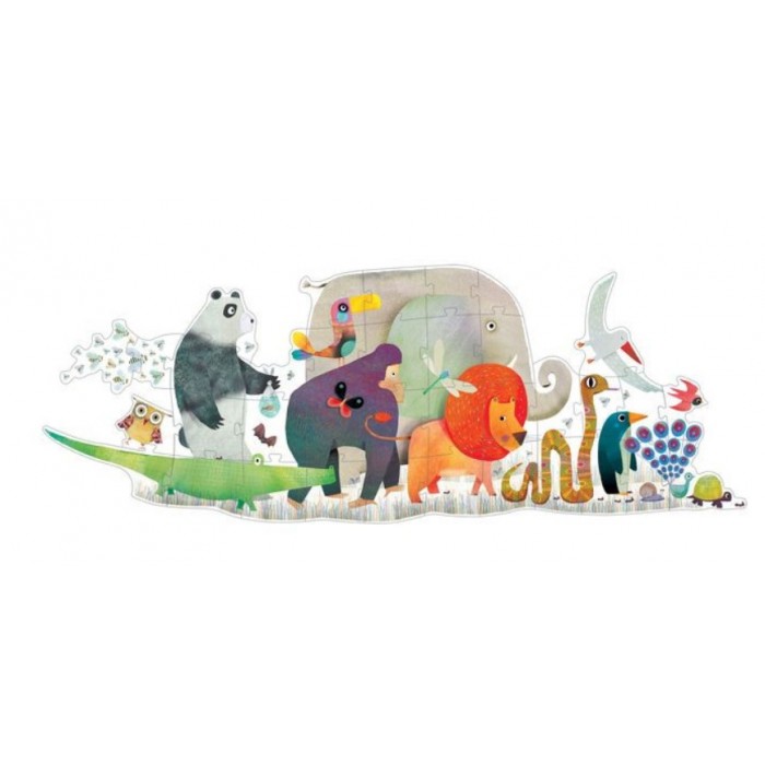 Djeco-xxx Floor Puzzle - Animal Parade