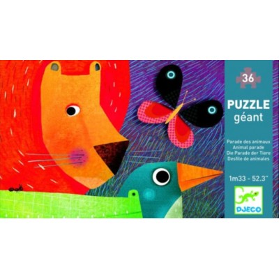 Djeco-xxx Floor Puzzle - Animal Parade
