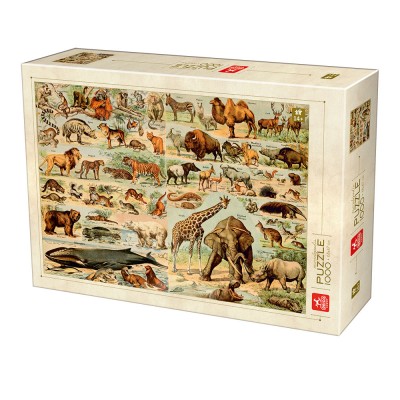 Puzzle Deico-Games-76793 Encyclopedia Wild Animals