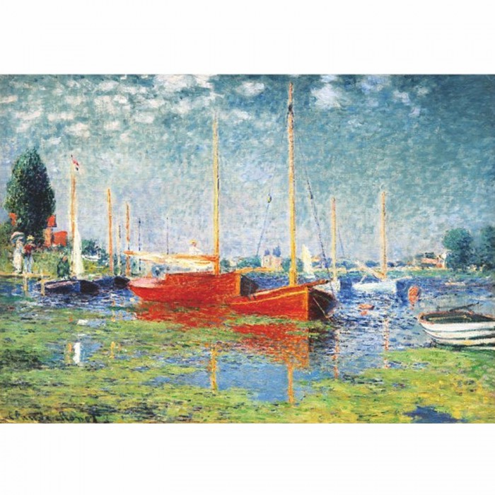  DToys-69665 Jigsaw Puzzle - 1000 Pieces - Monet : Argenteuil