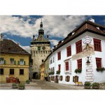  DToys-70371 Jigsaw Puzzle - 1000 Pieces - Discovering Europe : Schasburg, Sighisoara, Romania