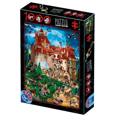 Puzzle DToys-70852 Cartoon Collection : Vampire Party