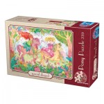 Puzzle  Dtoys-73884 2 Girls Riding Ponies