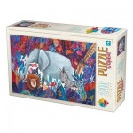 Puzzle  Dtoys-74430 Tropical - Wild Animals