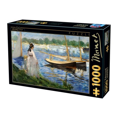 Puzzle Dtoys-74522 Edouard Manet - The-Banks of the Seine at Argenteuil