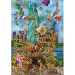 Puzzle  Dtoys-74706 Cartoon Collection - New York