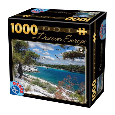 Puzzle Dtoys-74898 Discover Europe - Corfu
