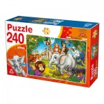 Puzzle  Dtoys-76632 Wild Animals