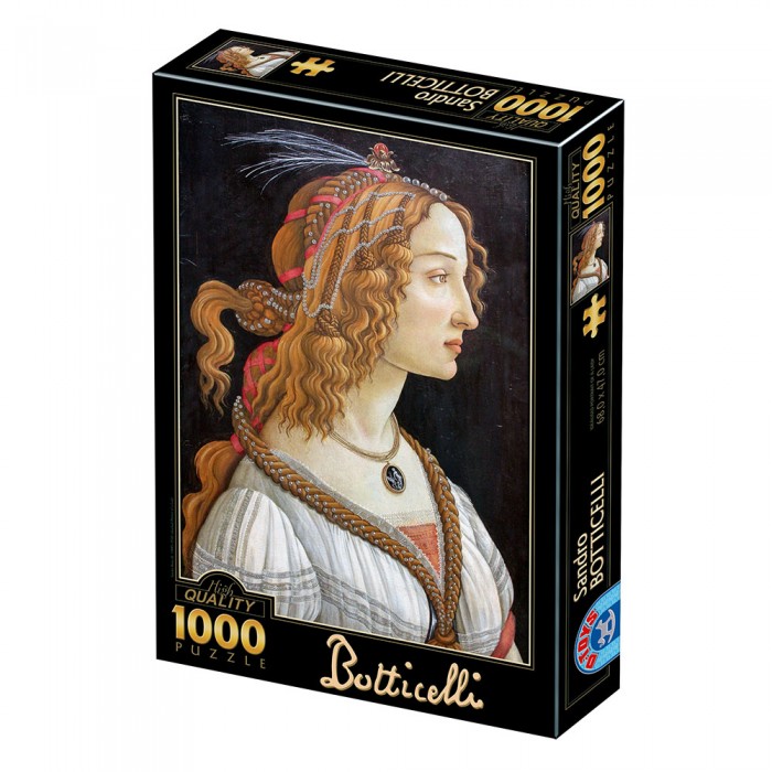 Puzzle Dtoys-77615 Botticelli Sandro : Idealised Portrait of a Lady