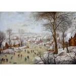 Puzzle   Breughel the Younger - Winterlandscape with a Bird Traps