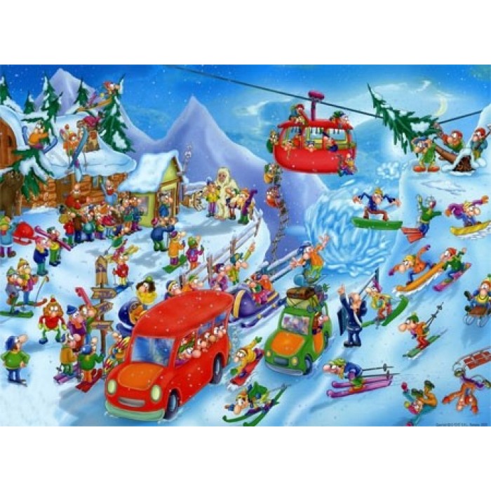 Cartoon Collection - Winter Puzzle 1000	pieces