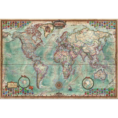 Educa-14827 Jigsaw Puzzle - 4000 Pieces - World Map