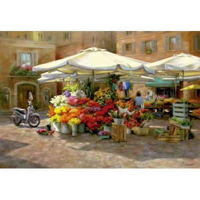 Puzzle Educa-16010 Flower Market