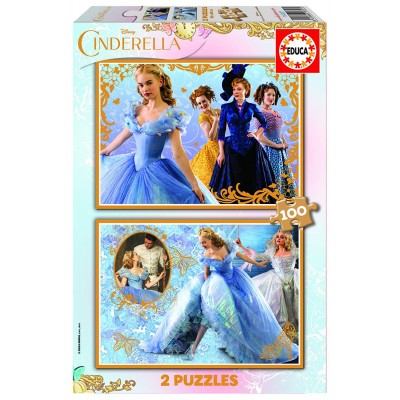 Educa-16327 2 Puzzles - Cinderella