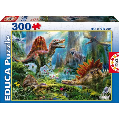 Puzzle Educa-16366 Dinosaurs