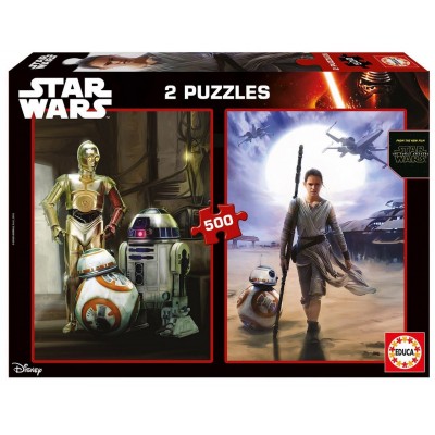 Educa-16523 2 Jigsaw Puzzles - Star Wars